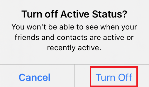 How to Turn Off Active Status in Facebook Messenger