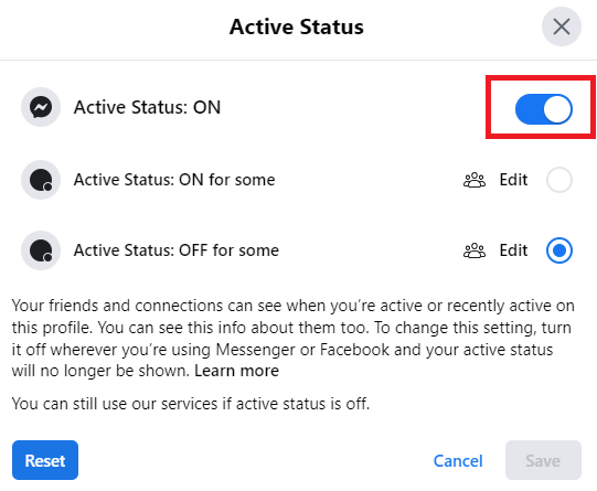 How to Turn Off Active Status in Facebook Messenger