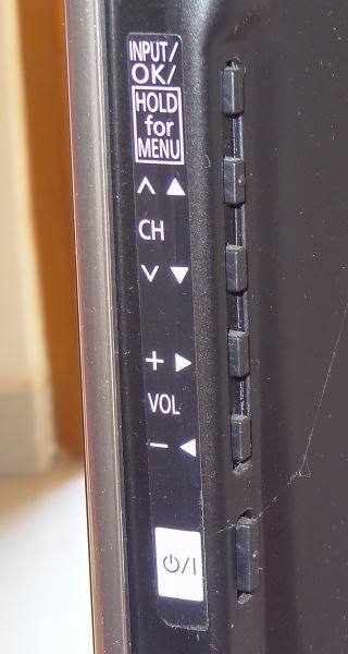 Physical button to turn on Panasonic TV without Remote