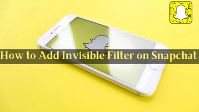 How to add invisible filter on Snapchat