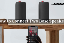How to connect two Bose speakers