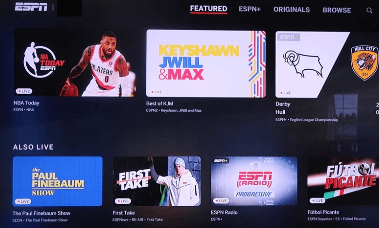 Watch ESPN sports on Samsung TV