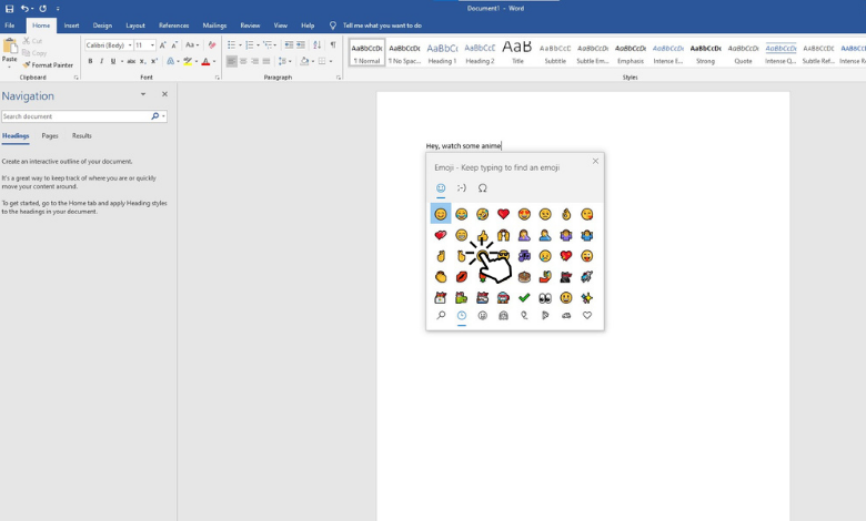 How to Insert Emoji in Microsoft Word - TechOwns