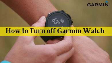 How to turn off Garmin Watch