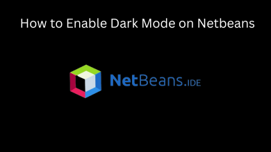 Netbeans Dark Mode