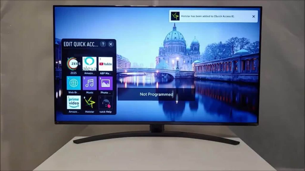 Create Quick Access on LG Smart TV