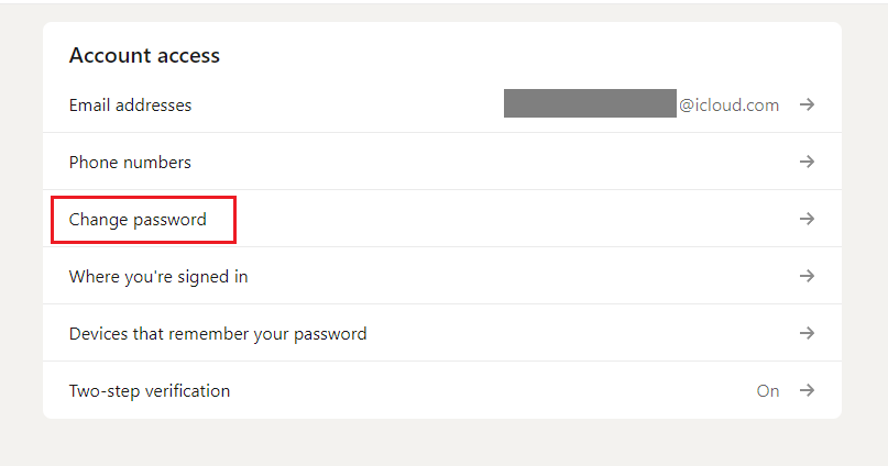 Reset LinkedIn Password