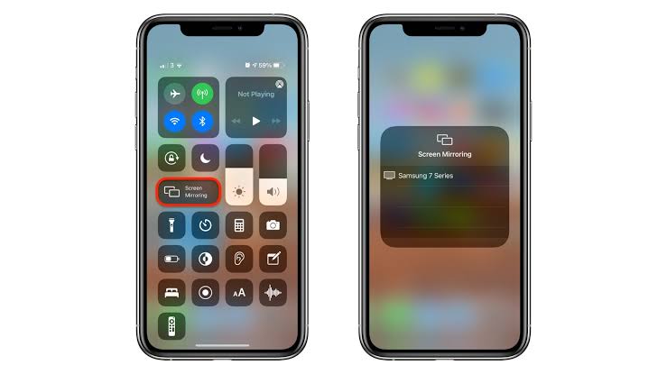 click Screen MirroringĀ icon