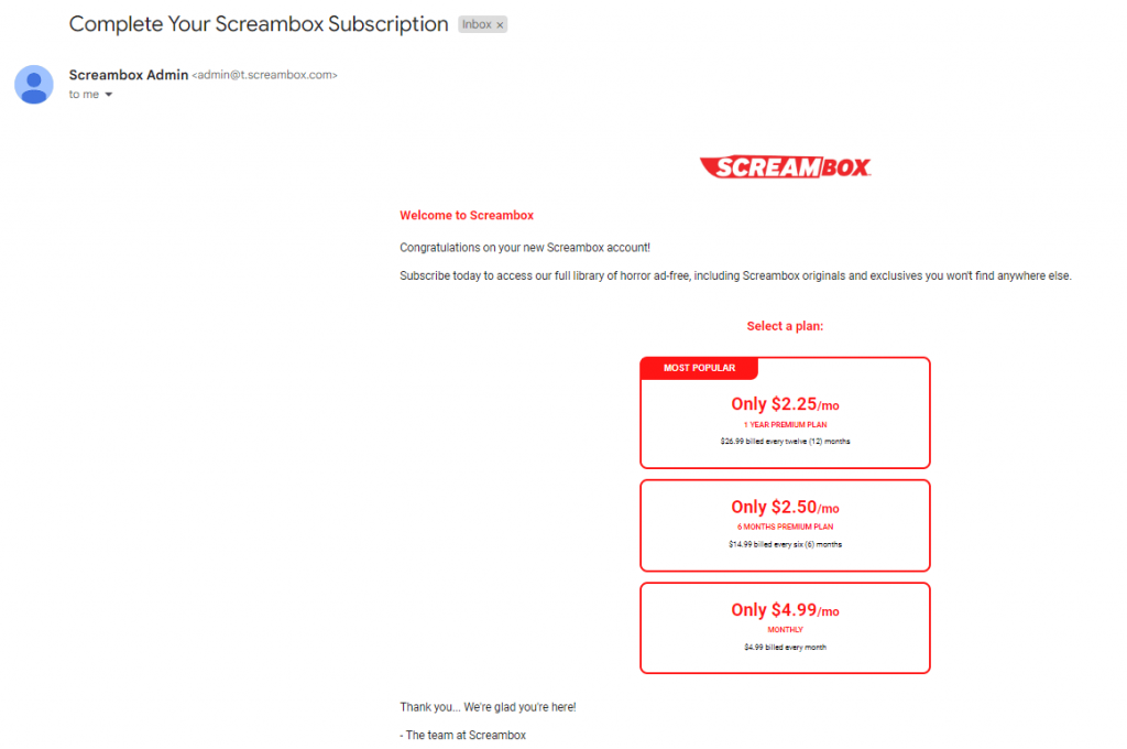 Screambox Free Trial