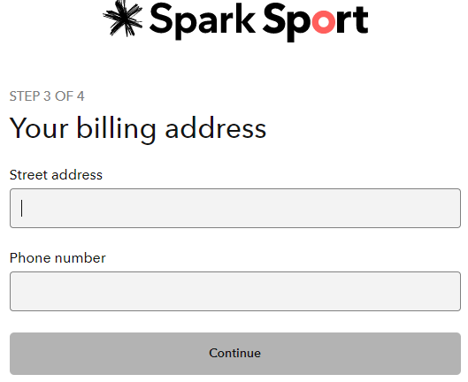 Tap Continue to get Spart Sports free trial