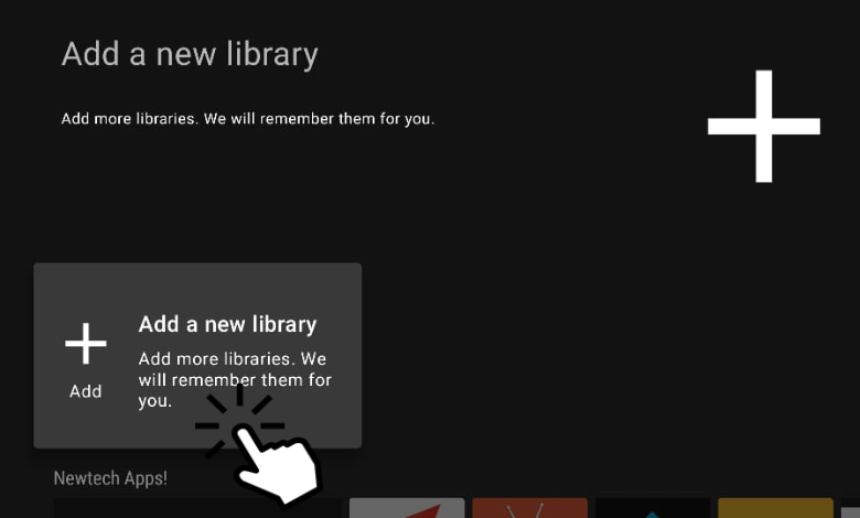 Click Add a new library