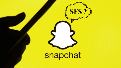 What does SFS means on Snapchat