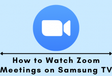 Zoom on Samsung TV