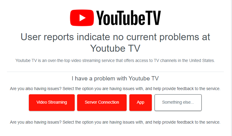 youtube tv not working on samsung tv