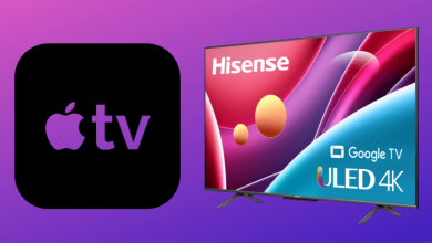 Apple TV on Hisense TV.