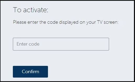 Activate Britbox on Samsung TV