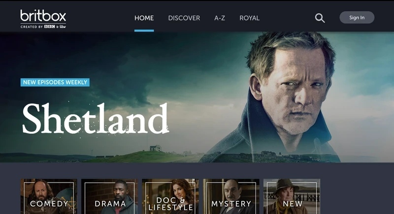 Stream Britbox on Samsung TV