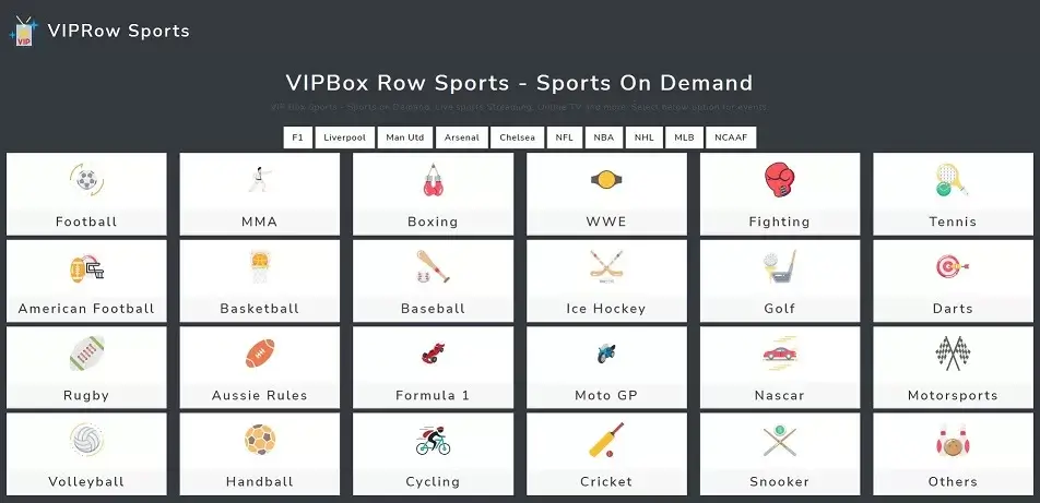 VIPRow Sports