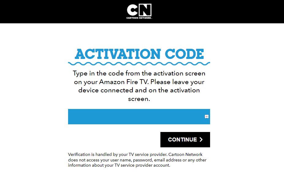 Activate Cartoon Network on Apple TV 