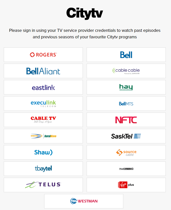 Choose the TV Service Provider