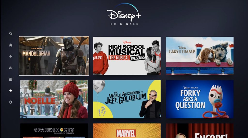 Disney Plus on Sony Android TV