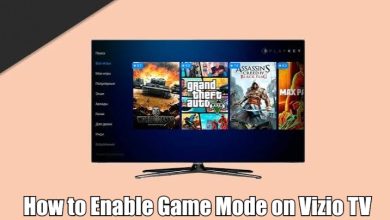 Game Mode on Vizio TV