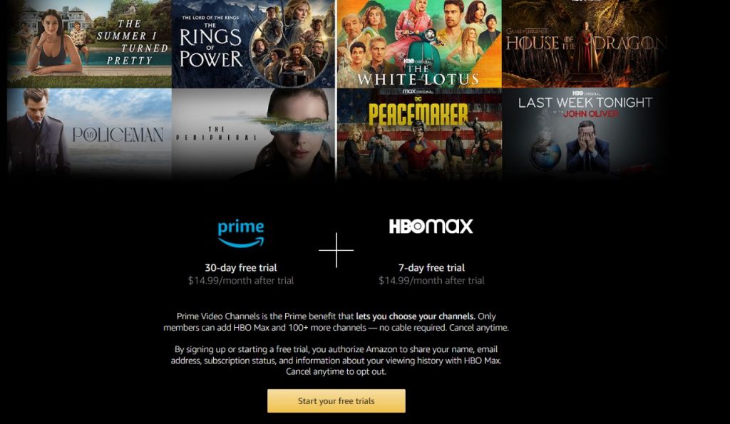 HBO Max On Prime Video Channels