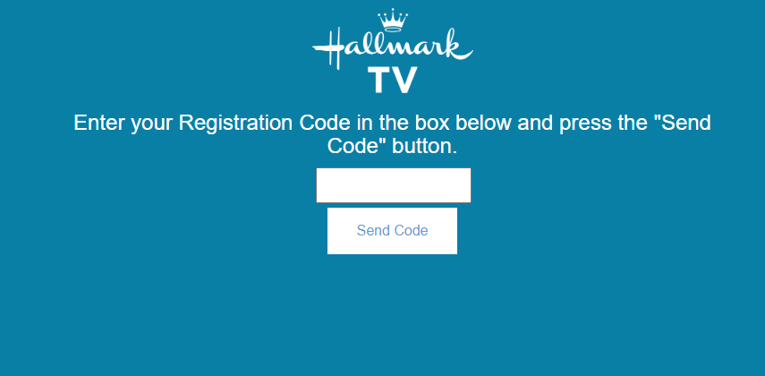 Enter the activation code and click on Send Code. 