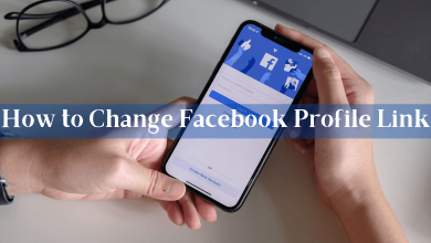 How to change Facebook profile link