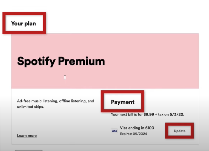 How to Change Payment Method on Spotify