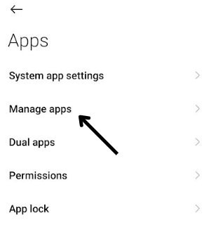 Manage Apps