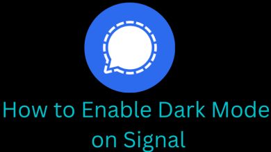 Dark Mode on Signal