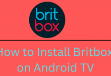 Britbox on Android TV