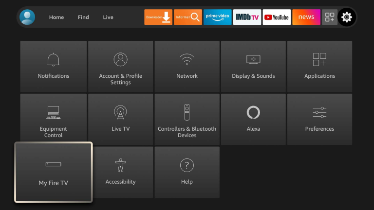 My Fire TV Settings