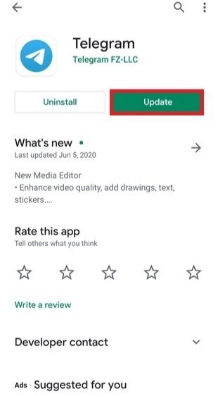  Update Telegram