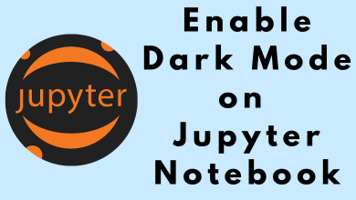 Jupyter Notebook Dark Mode