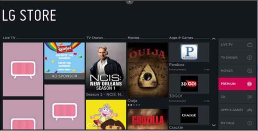 Reinstall Netflix app on LG TV