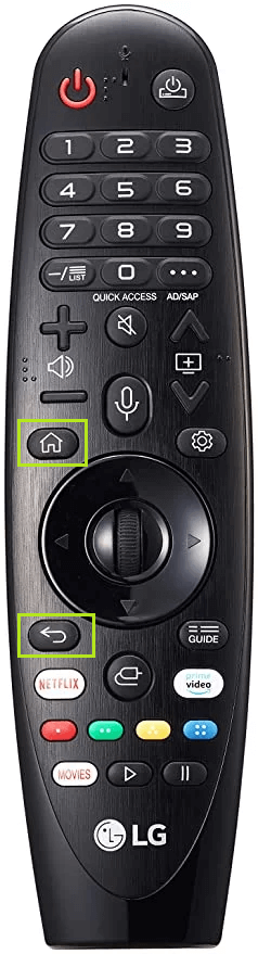 Reset LG Remote(2012 - At Present Models)