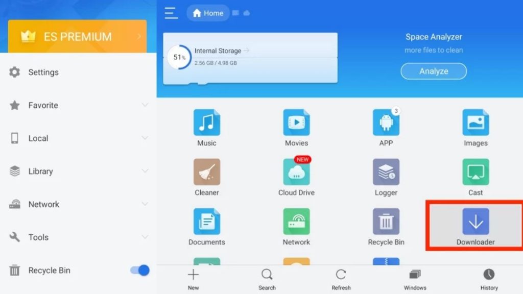 Download Solid Streamz Apk using ES File Explorer