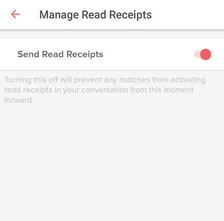 Tinder Read Receipts