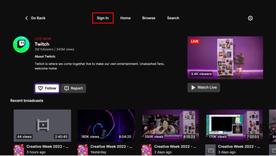 GitHub - Sch3lp/twitch-smart-tv: Samsung SmartTV App to watch