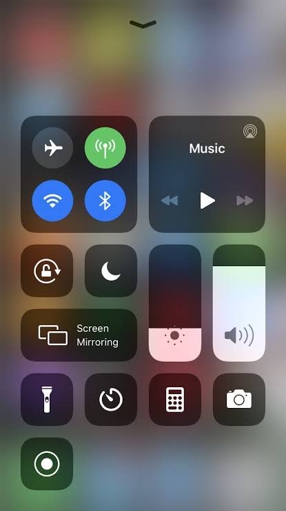 Choose Screen Mirroring option
