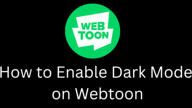 Webtoon Dark Mode