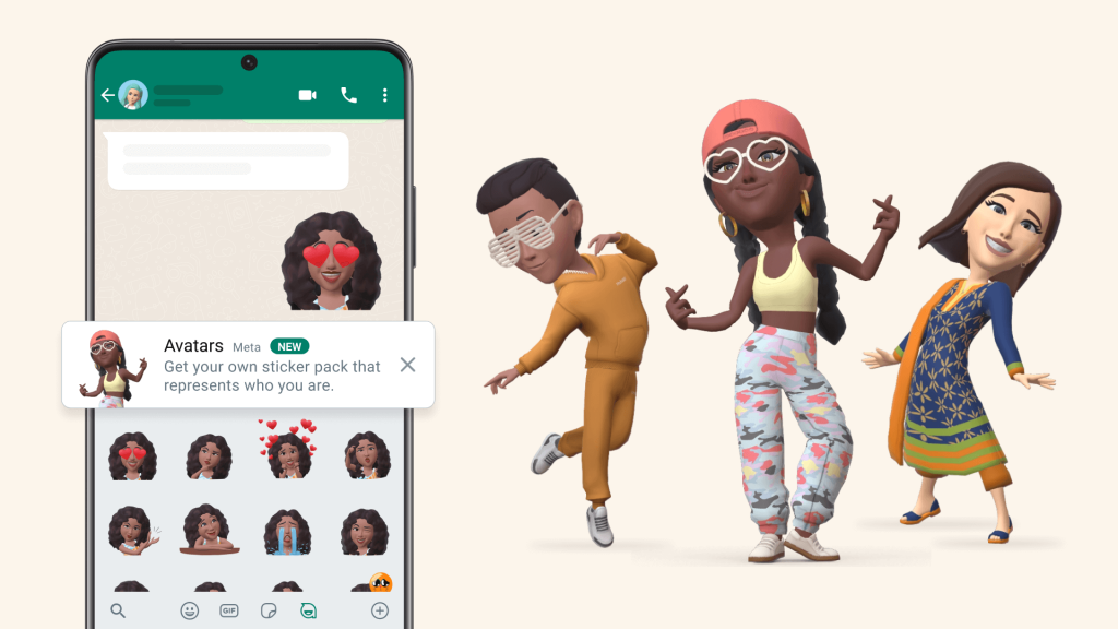 WhatsApp Bringing Digital Avatars 