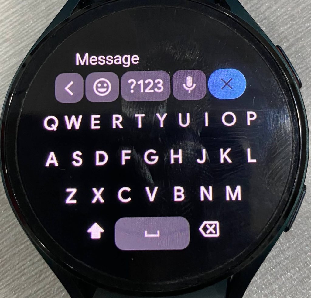 Type and send reply