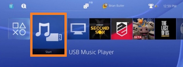 choose USB Music Player