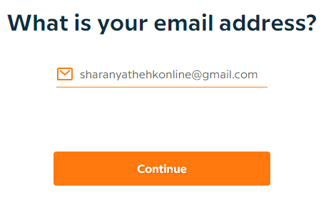 Type your Email address