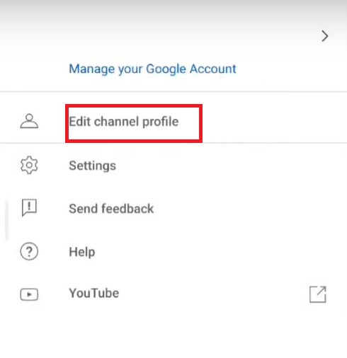 Change Profile Picture on YouTube