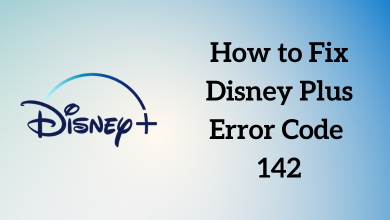 Disney Plus Error Code 142