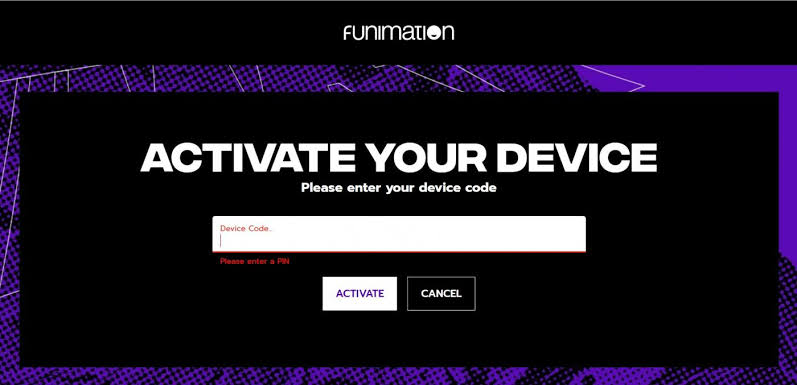 Activate Funimation on Samsung TV
